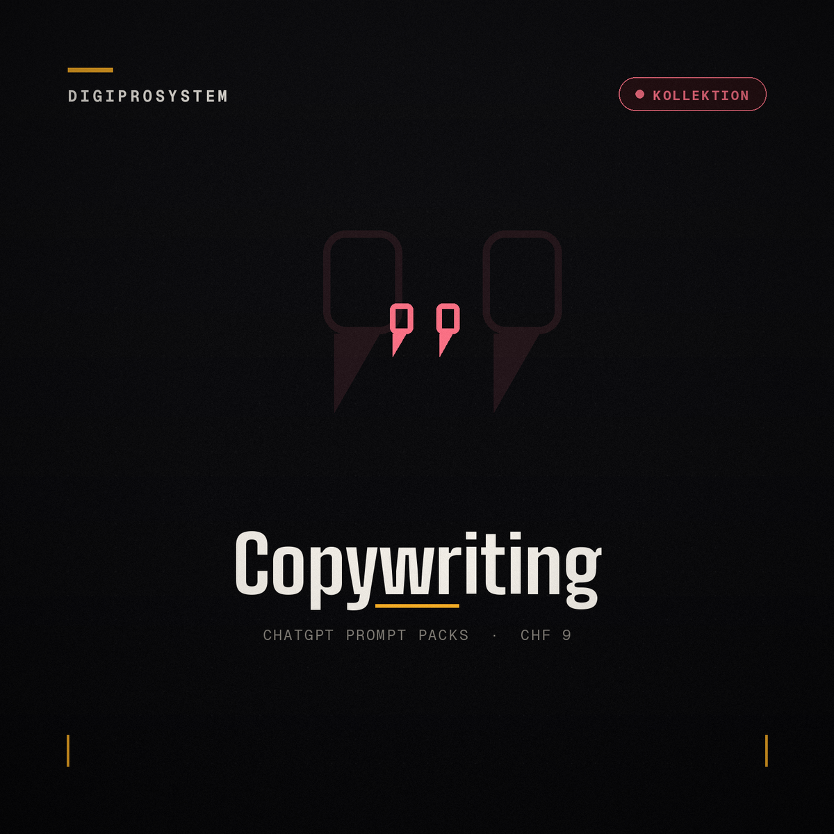 Copywriting Kollektion - DigiProSystem