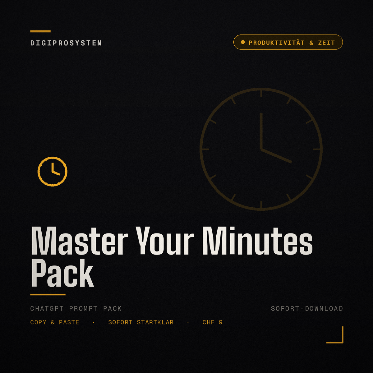Master Your Minutes Pack - ChatGPT Prompt Pack