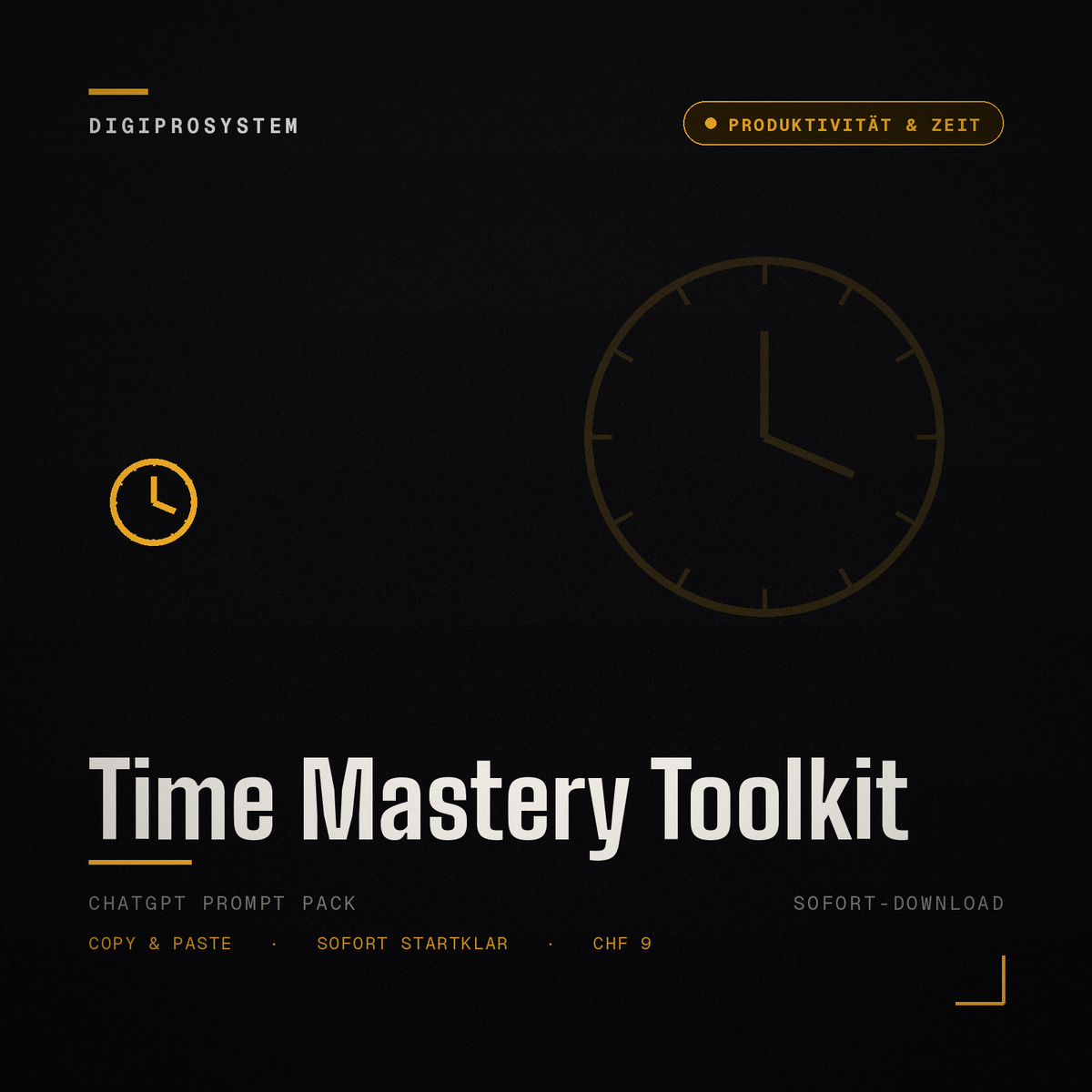 Time Mastery Toolkit - ChatGPT Prompt Pack