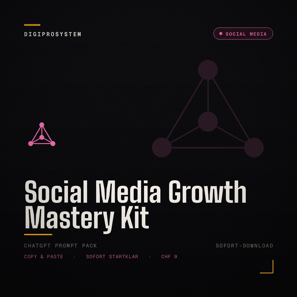 Social Media Growth Mastery Kit - ChatGPT Prompt Pack