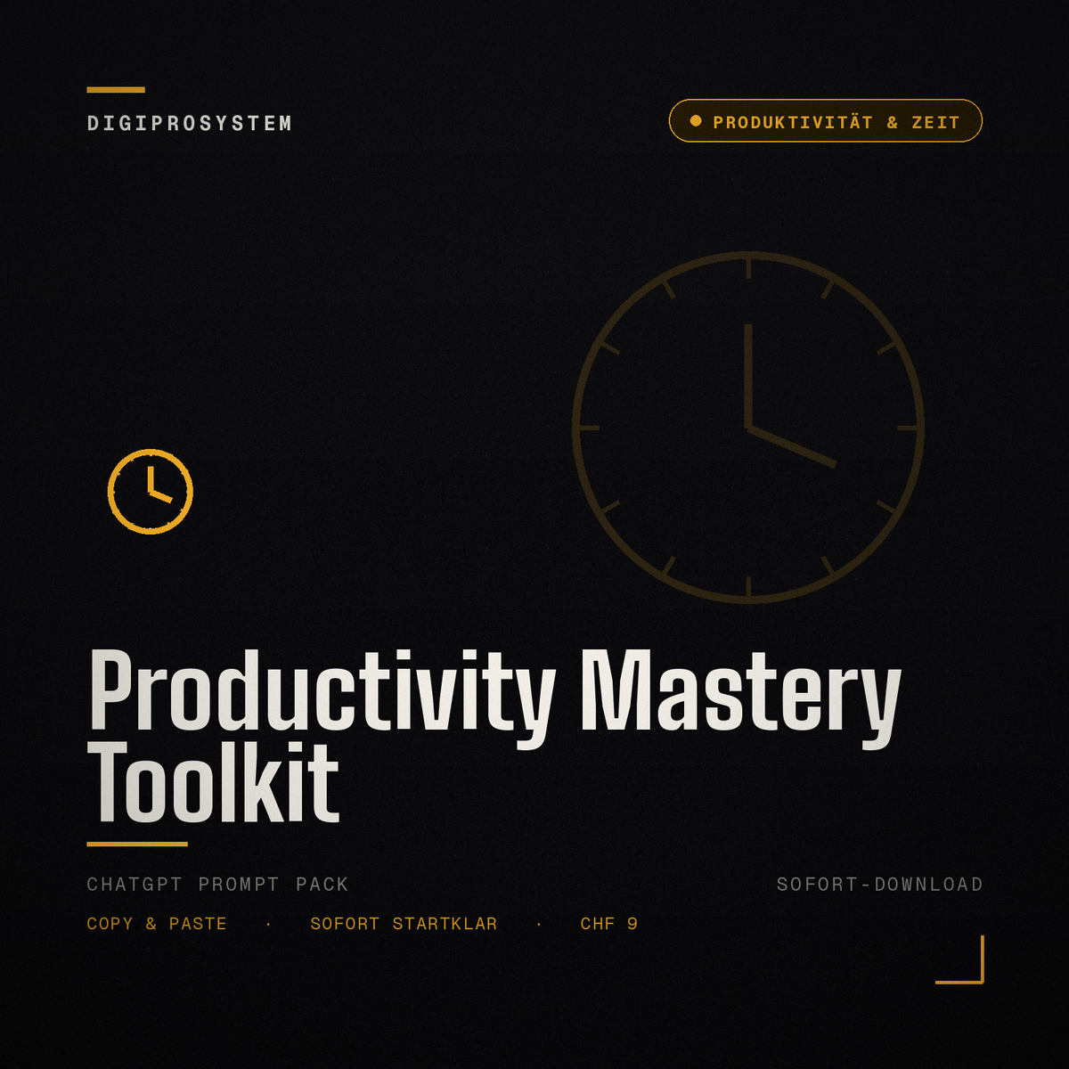 Productivity Mastery Toolkit - ChatGPT Prompt Pack