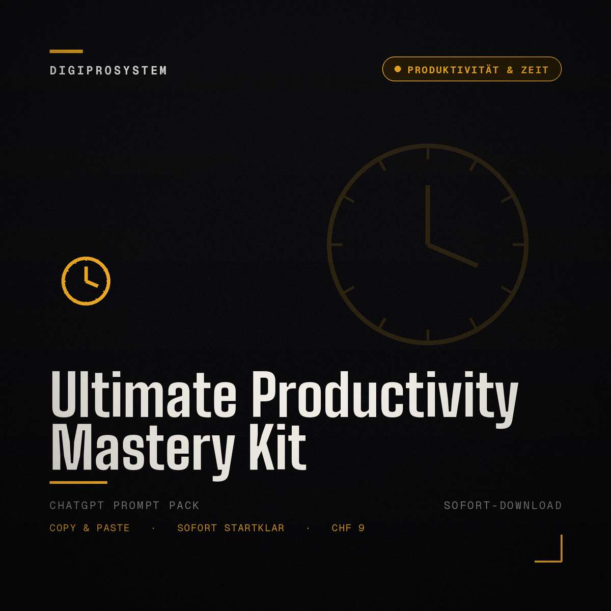 Ultimate Productivity Mastery Kit - ChatGPT Prompt Pack