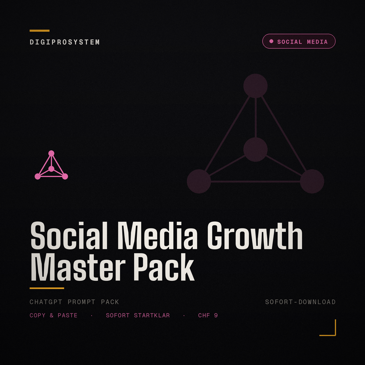 Social Media Growth Master Pack - ChatGPT Prompt Pack