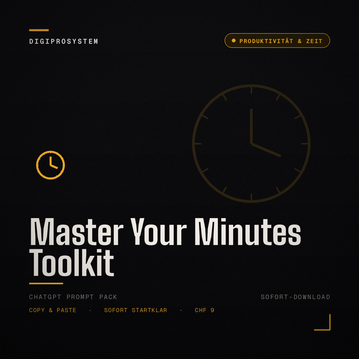 Master Your Minutes Toolkit - ChatGPT Prompt Pack
