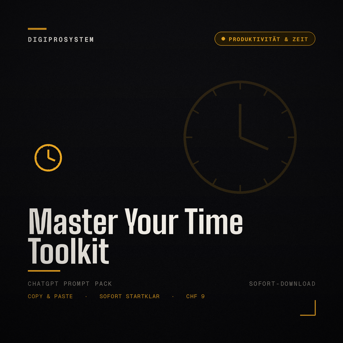 Master Your Time Toolkit - ChatGPT Prompt Pack