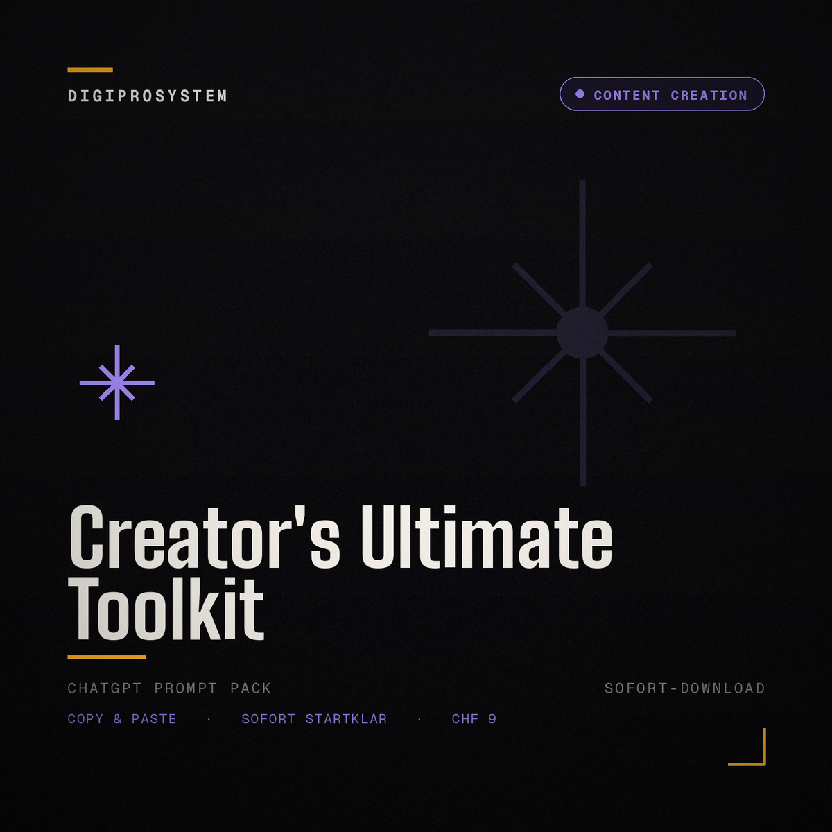 Creator's Ultimate Toolkit - ChatGPT Prompt Pack