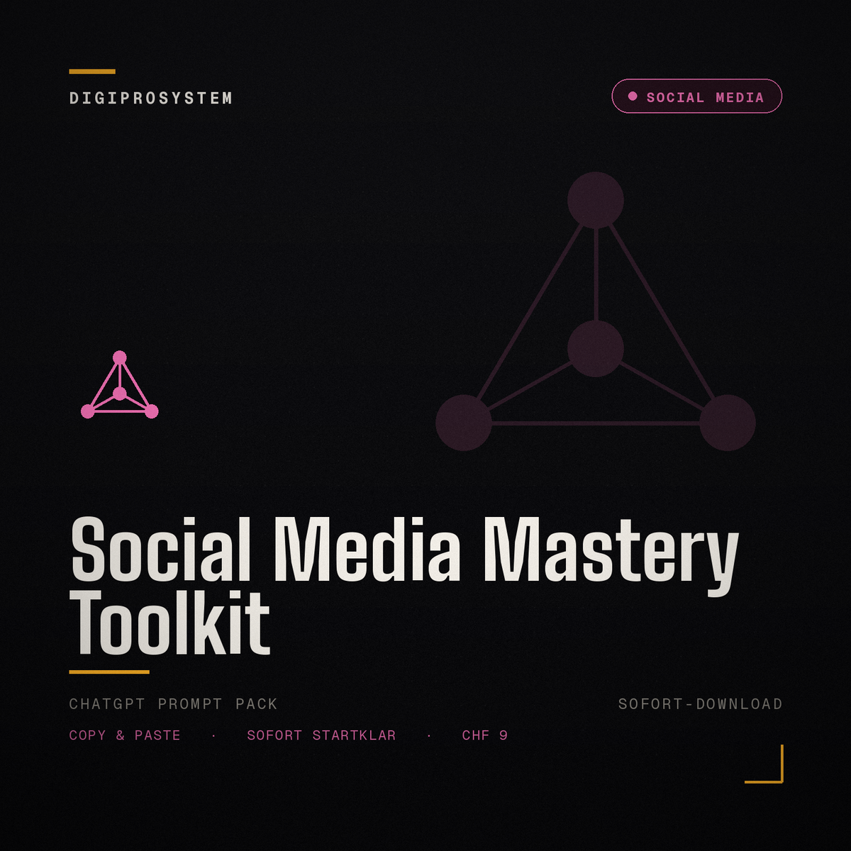 Social Media Mastery Toolkit - ChatGPT Prompt Pack