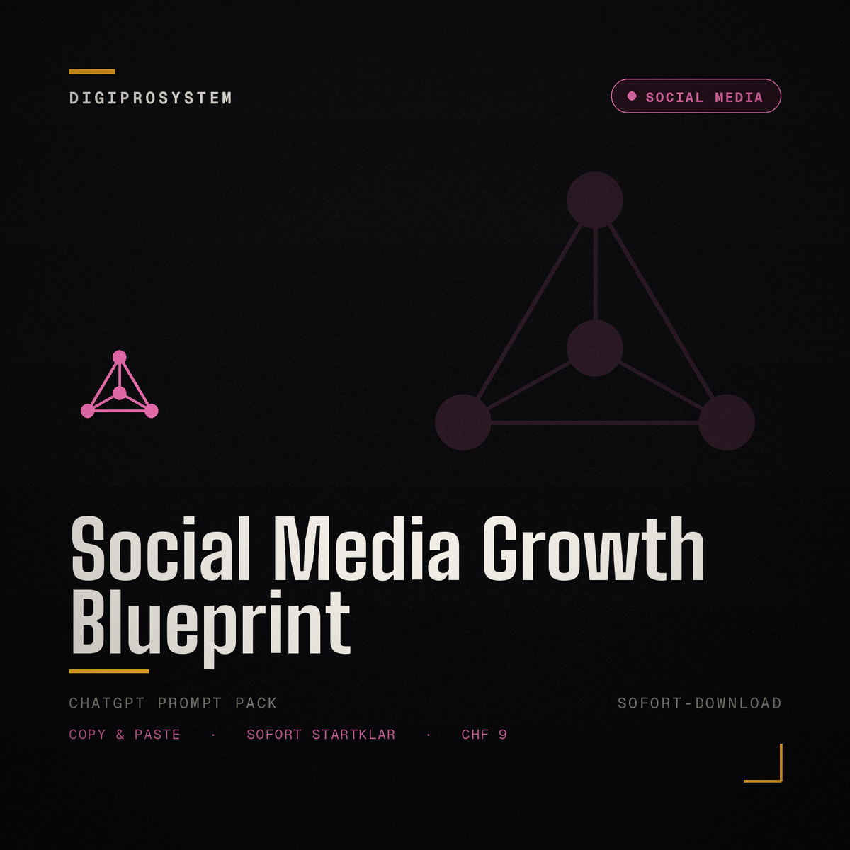 Social Media Growth Blueprint - ChatGPT Prompt Pack